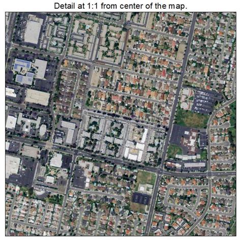 Aerial Photography Map of Fountain Valley, CA California