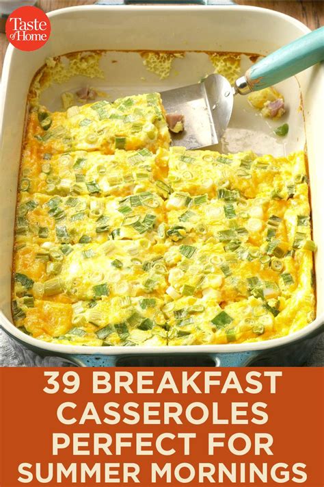 39 Breakfast Casseroles Perfect for Summer Mornings Breakfast Items ...