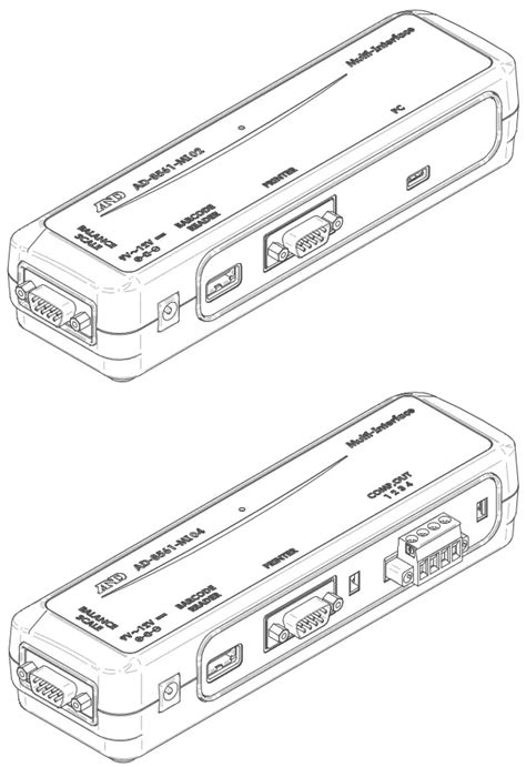 AND AD-8561-MI02 Multi Interface Barcode Reader Instruction Manual