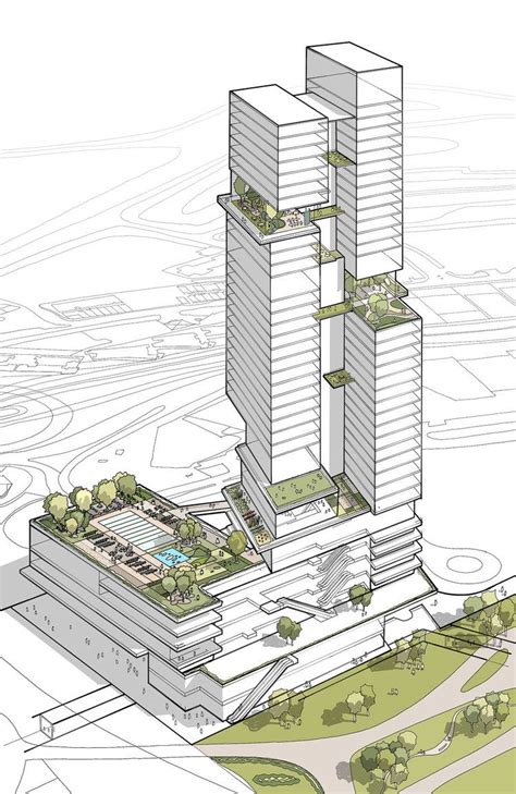 KPF ... MRI Garden | Skyscraper architecture, Concept architecture, Architecture design concept