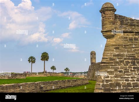 Castillo de San Marcos Fort Stock Photo - Alamy