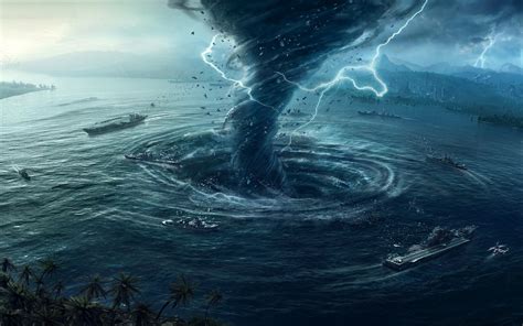 sea, Tornado Wallpapers HD / Desktop and Mobile Backgrounds