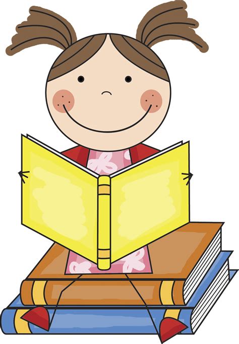 Books And Reading Clipart Cartoon