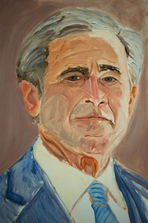 self portrait by George Bush | George w bush artwork, Art, George w bush paintings