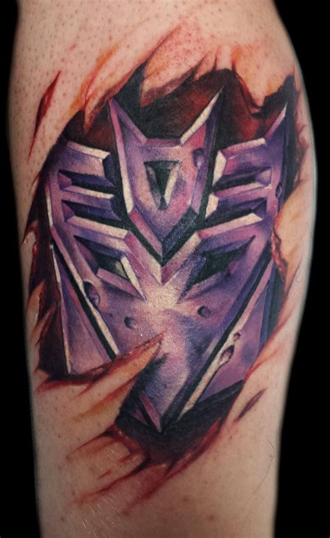 Optimus Prime Logo Tattoo