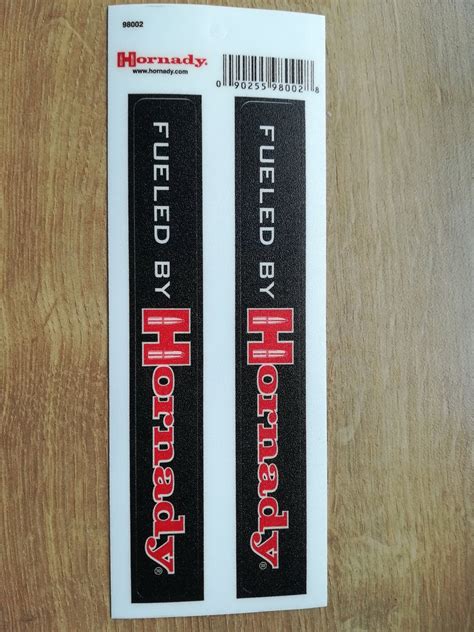 Hornady #98002 Sticker "Fueled", 2 Stück