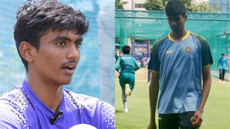 Who is Nishanth Saranu? 6-foot-9 Hyderabad pacer makes debut in Ranji Trophy - myKhel