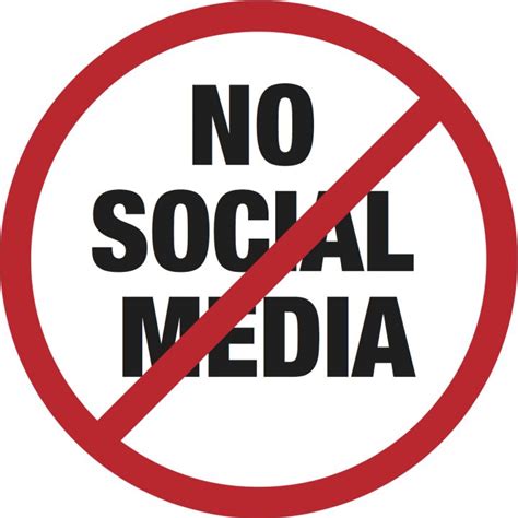 No Social Media - MyConfinedSpace