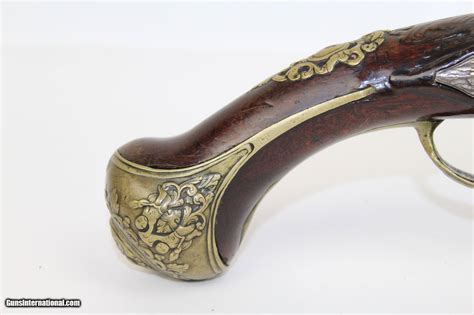 “1745” Dated EUROPEAN Antique FLINTLOCK Pistol