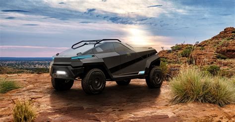 This wild, sci-fi off-road electric truck was designed by the creative ...