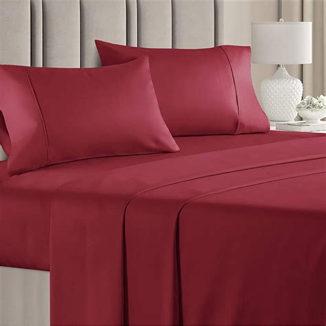 California King Sheet Set – 4 Piece - Luxury Sheets - Extra Soft - Deep ...