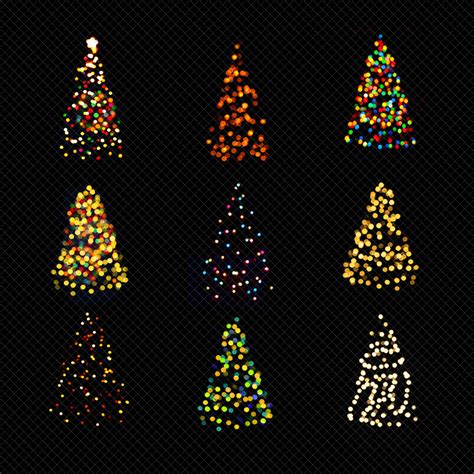 Christmas Tree Lights Bokeh Overlays – Squijoo.com