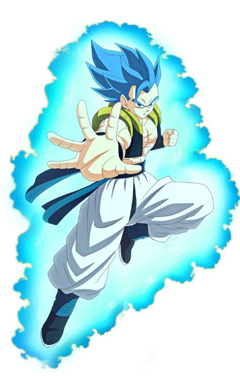 Gogeta Blue W/ Aura by ZenoSamaDB on @DeviantArt Goku Saiyan, Dragon Ball Super Goku, Dragon ...