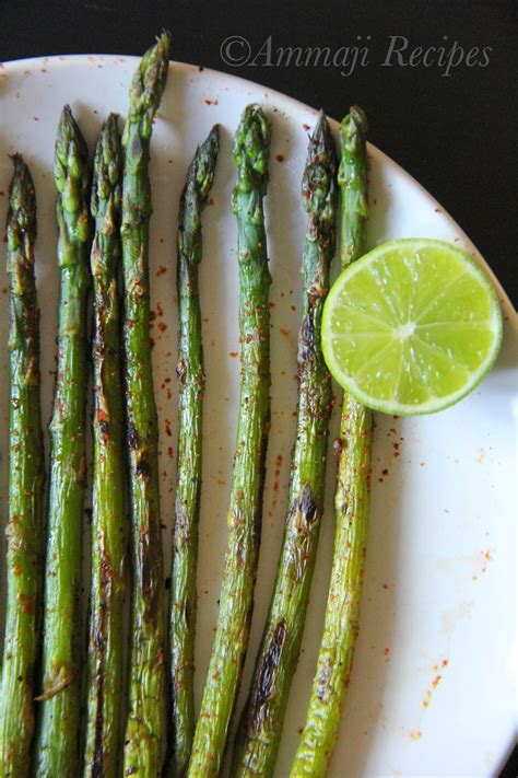 Asparagus Fry | Indian Food Recipes | Ammaji Kitchen
