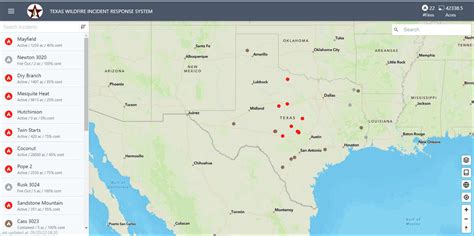 Active Wildfire Map Texas - Debera Georgette