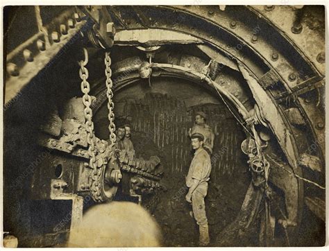 London Underground construction, 1898 - Stock Image - C027/7698 ...