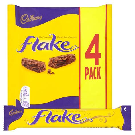 Cadbury Flake Chocolate Bar 4 Pack Multipack 80g | Best-one