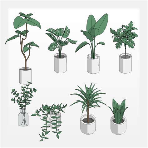 Plants Revit Families