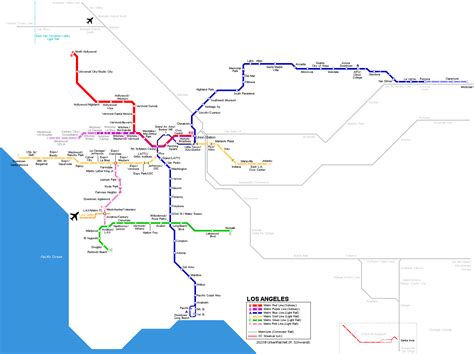 Metro In Los Angeles Map - Ronni Cindelyn