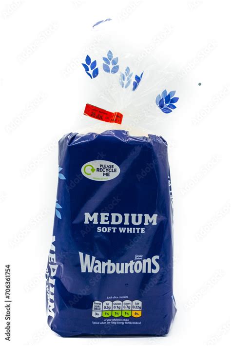 Warburton’s branded medium soft white bread in a plastic wrapping that is only recyclable at ...