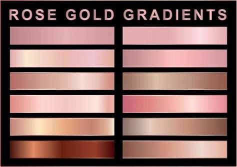 Rose Gold Gradient Vector Art, Icons, and Graphics for Free Download