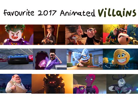 Favourite 2017 Animated Movie Villains by JustSomePainter11 on DeviantArt