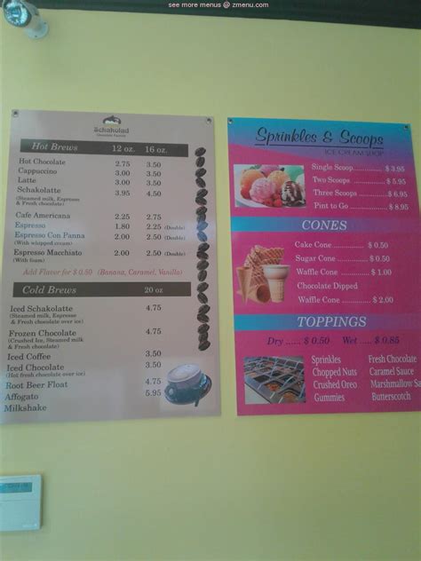 Online Menu of Schakolad Chocolate Factory Restaurant, Davie, Florida, 33324 - Zmenu