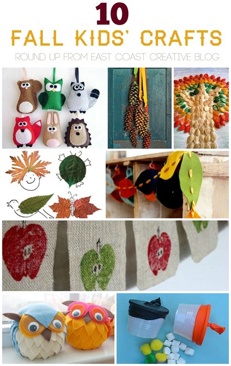 10 Fall Kids Crafts | East Coast Creative