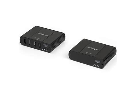 StarTech.com 4 Port USB 2.0 Extender over Ethernet/IP Network Hub ...