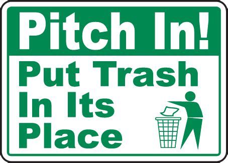 Trash Signs - ClipArt Best