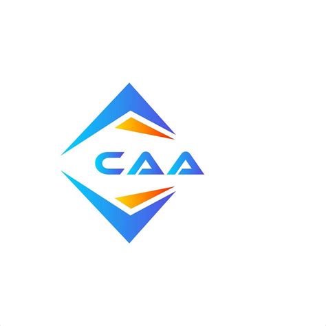 CAA abstract technology logo design on white background. CAA creative ...