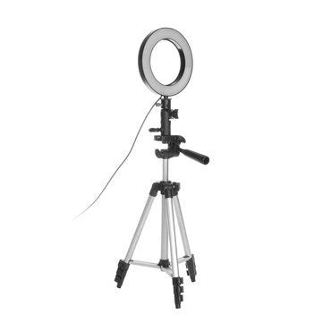 LED Ring Light Tripod Photo Camera Light Photography Dimmable Video ...