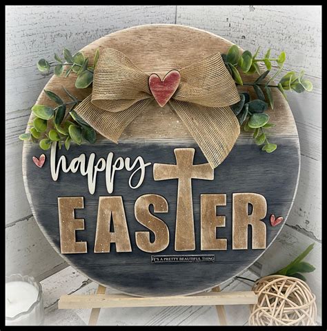 Happy Easter with Cross circle sign – Crafting with Kimber