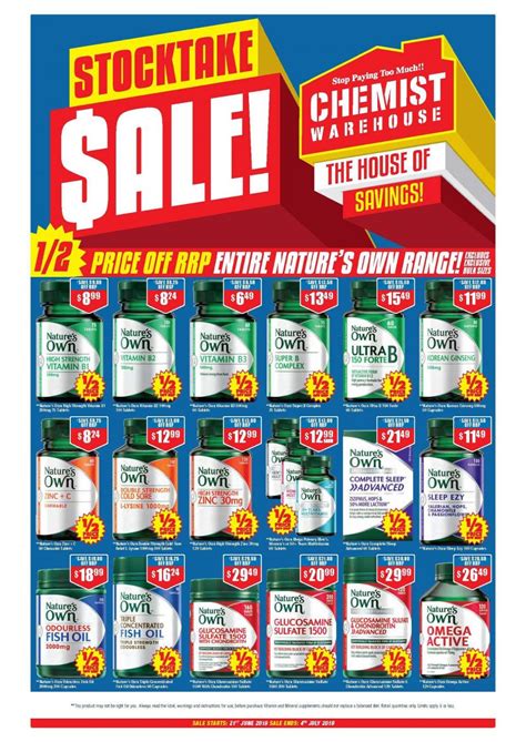 Chemist Warehouse Catalogue Deals 21 Jun - 4 Jul 2019 - Catalogue AU