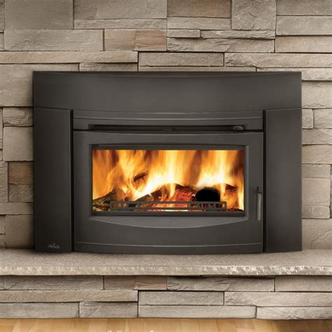 Napoleon EPI3 Wood Burning Fireplace insert W/Cast Iron Surround and ...