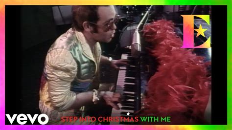 Elton John Stepping Into Christmas | Christmas Images 2021