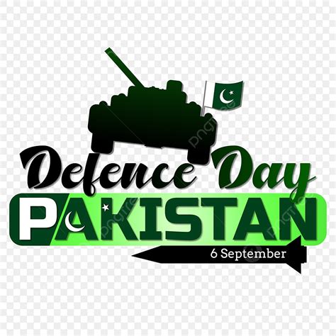 6-Sep Clipart Transparent Background, Happy Defence Day Of Pakistan 6 September, Pakistan ...