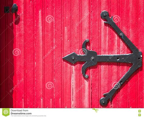 Antique wooden red door stock image. Image of traditional - 73589983