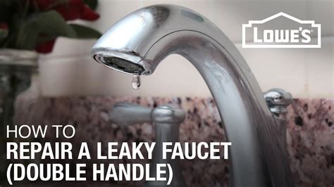 How To Fix A Dripping or Leaky Double Handle Faucet - YouTube