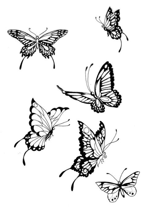 Butterflies- lines 1 by koshii on DeviantArt | Butterfly tattoos for women, Butterfly tattoo ...