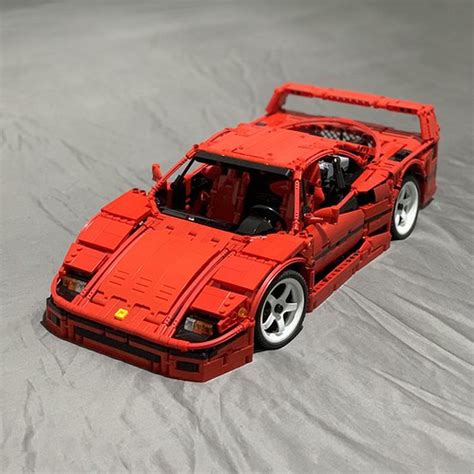 LEGO MOC Ferrari F40 1:10 All Editions by Lnteknik | Rebrickable ...