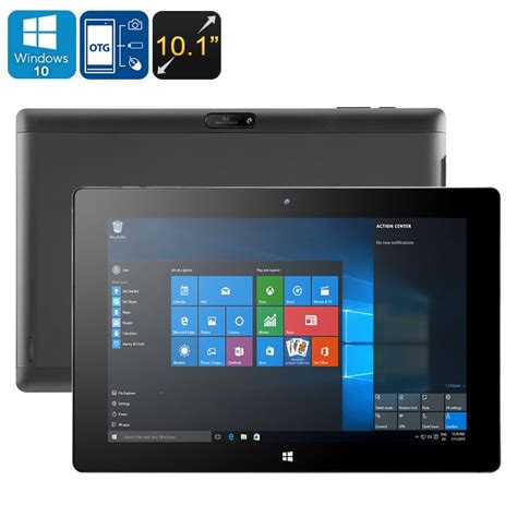 Windows 10 Tablet PC - 10.1 Inch Display, Quad Core CPU, 2GB RAM, Wi-Fi ...