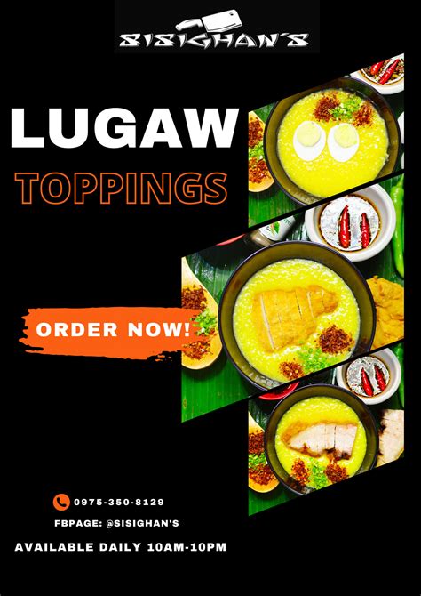 Sisighan's - Sisighan's LUGAW TOPPINGS ALWAYS AVAILABLE...