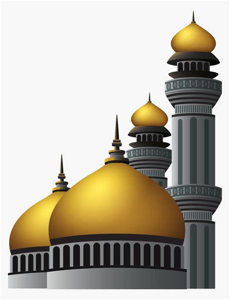 Mosque-vector - Vector Png Masjid Vector, Transparent Png - kindpng