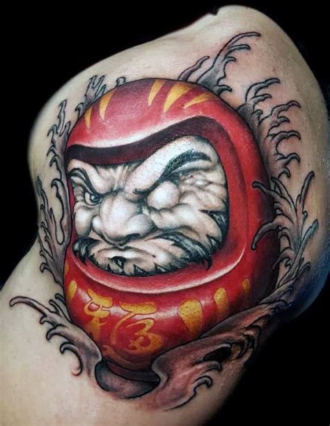 60 Awesome Daruma Doll Tattoo Designs for Men [2023 Guide]