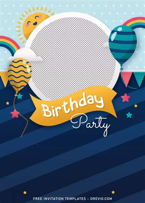 8+ Personalized Kids Birthday Party Invitation Templates For Any Ages ...