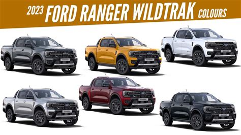 2023 Ford Ranger Wildtrak Pickup - All Color Options - Images ...