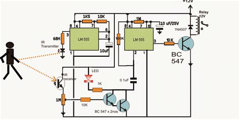 3 Simple Proximity Sensor Circuits Electronic Circuit Projects, Electrical Projects, Electronic ...