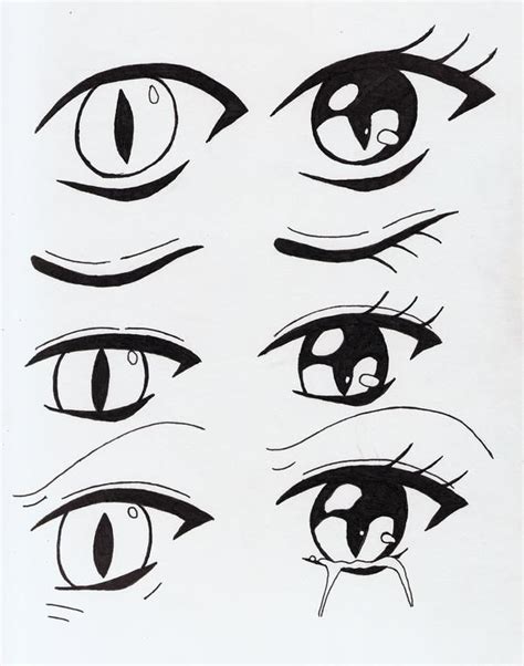 Anime Catz Eyes by DrawingAniEyes-Club on DeviantArt | Tutoriales de ...