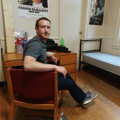 Mark Zuckerberg in his old Harvard... - Harvard University